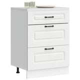 Kitchen Base Cabinet Kalmar White Engineered Wood 854279
