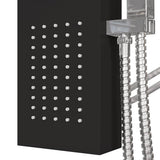 Shower Panel System Aluminium Black 151416