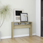 ZNTS Console Table Sonoma Oak 105x30x80 cm Engineered Wood 808308
