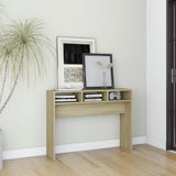 ZNTS Console Table Sonoma Oak 105x30x80 cm Engineered Wood 808308