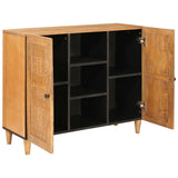 Sideboard 90 x 33 x 75 cm Solid Mango Wood 4018108