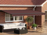 Manual Retractable Awning Brown 3 x 2 m 3420388