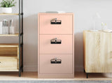 File Cabinet Pink 44 x 50 x 106.5 cm Cold-Rolled Steel 891599
