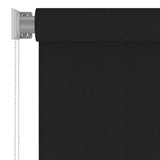 Outdoor Roller Blind 350x140 cm Black 312950