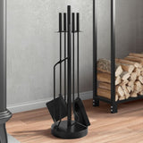 5 Piece Fireplace Tool Set 18x66 cm Steel 156376