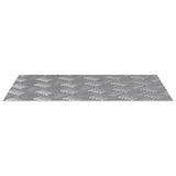 Stair Tread Rectangular 2 pcs Silver 60 x 40 cm Aluminium 4104325