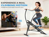 Stair Stepper Home Gym Exercise, Vertical Climber Machine with LCD Monitor & Adjustable Pedals T3398P425046
