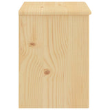 Bedside Cabinet Light Wood 35x30x40 cm Solid Pinewood 322221