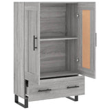 Highboard Grey Sonoma 69.5x31x115 cm Engineered Wood 830354