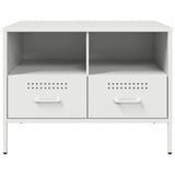 TV Cabinets 2 pcs White 68x39x50.5 cm Steel 843053