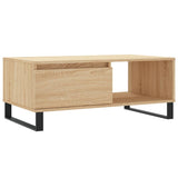 Coffee Table Sonoma Oak 90x50x36.5 cm Engineered Wood 830575