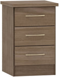 ZNTS Nevada 3 Drawer Bedside 100-103-065