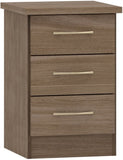 ZNTS Nevada 3 Drawer Bedside 100-103-065