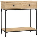 Console Table Sonoma Oak 75x34,5x75 cm Engineered Wood 833399