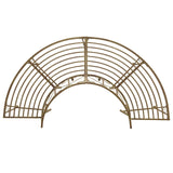 Tree Bench 4-Seater 160 x 80 x 89 cm Steel Antique Brown 42029502