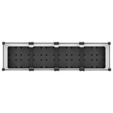 Garden Planter with Wheels White 160 x 40 x 33 cm PP 3423132