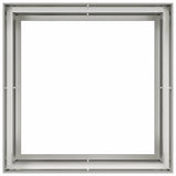 Planter 100x100x80 cm Stainless Steel 860826