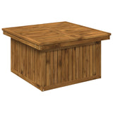 Garden Coffee Table Solid Acacia Wood Height Adjustable Natural 901243
