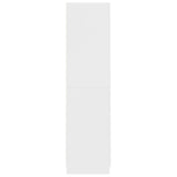 800630 Wardrobe White 90x52x200 cm Engineered Wood
