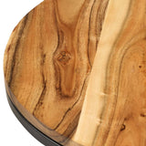 Nesting Tables 2 pcs Solid Acacia Wood 286186