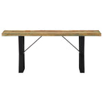 Bench 110 cm Solid Reclaimed Wood 247952