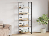 Bookshelf 5-Tier 50x33x188.5cm Engineered Wood Artisan Oak 882758