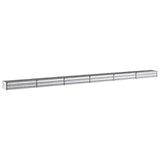 Raised Garden Bed Silver 600 x 40 x 24 cm galvanized 8006379