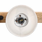 Wall Lamp 25 W Distressed Red 90x25 cm E27 371820