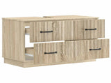 Bathroom Sink Cabinet HOORN Sonoma Oak 82 x 41x 56 cm 897237