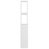 Bathroom Cabinet White 25x26.5x170 cm Engineered Wood 808431