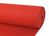 Carpet Plain Red 1 x 12 m Fabric 42052434