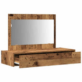 Dressing Table Brown 100 x 40 x 70 cm Engineered Wood 865215
