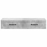 Wall-Mounted Side Table Concrete Grey 87.5 x 34.5 x 17 cm 899348