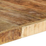 Dining Table 140x140x75 cm Rough Mango Wood 321572