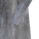 Self-adhesive PVC Flooring Planks 5.21 m 2 mm Shiny Grey 330190