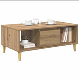Coffee Table Artisan Oak 90 x 50 x 26.5 cm Engineered Wood 881166
