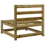 ZNTS 8 Piece Garden Sofa Set Impregnated Wood Pine 3299577