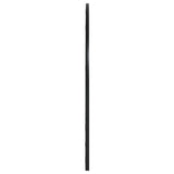 Wall Mirror Black 100x70 cm Arch Iron 3200610
