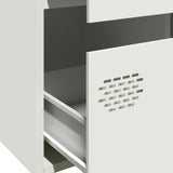 Highboard White 68x39x101,5 cm Steel 851225
