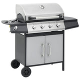 Gas Barbecue Grill 41 Cooking Zone Steel & Stainless Steel 310107