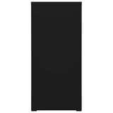 ZNTS Filing Cabinet Black 46x62x133 cm Steel 336280