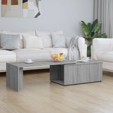 Coffee Table Grey Sonoma 150x50x35 cm Engineered Wood 815469