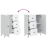Sideboard with Drawer White 66 x 34.5 x 90 cm Engineered Wood 895545