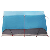 Tunnel Tent with Roof Blue 10-Person Polyester and Steel 42028662