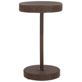 3 Piece Garden Bar Set with Cushions Poly Rattan Brown 3095377