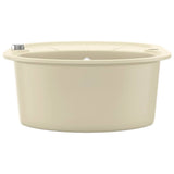 Granite Kitchen Sink Single Basin Oval Beige 144866