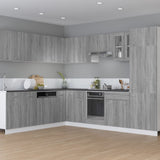 Oven Cabinet Lyon Grey Sonoma 60x46x81.5 cm Engineered Wood 825835