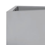 Garden Planters 2 pcs Triangular 30x26x75 cm Galvanized Steel 851154