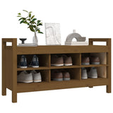 Hall Bench Honey Brown 110x40x60 cm Solid Wood Pine 821792