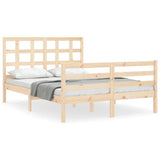 Bed Frame without Mattress Small Double Solid Wood 3193956